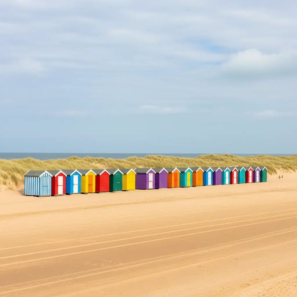 Blyth's Colourful Beach Huts: How to Hire One