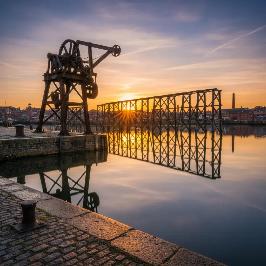 The Spirit of the Staithes: Blyth's Quayside Landmark